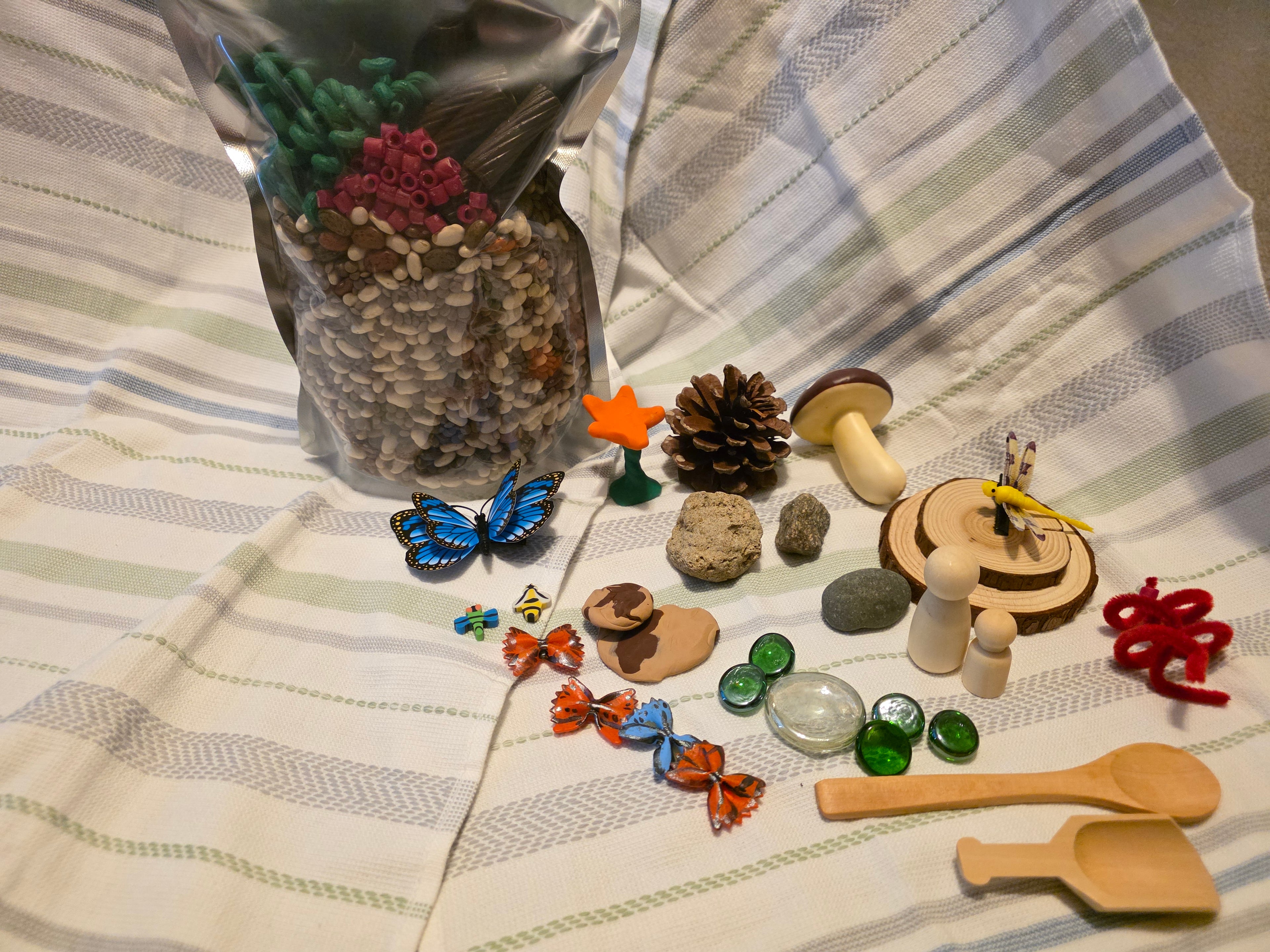 Nature-Inspired Sensory Bin Filler
