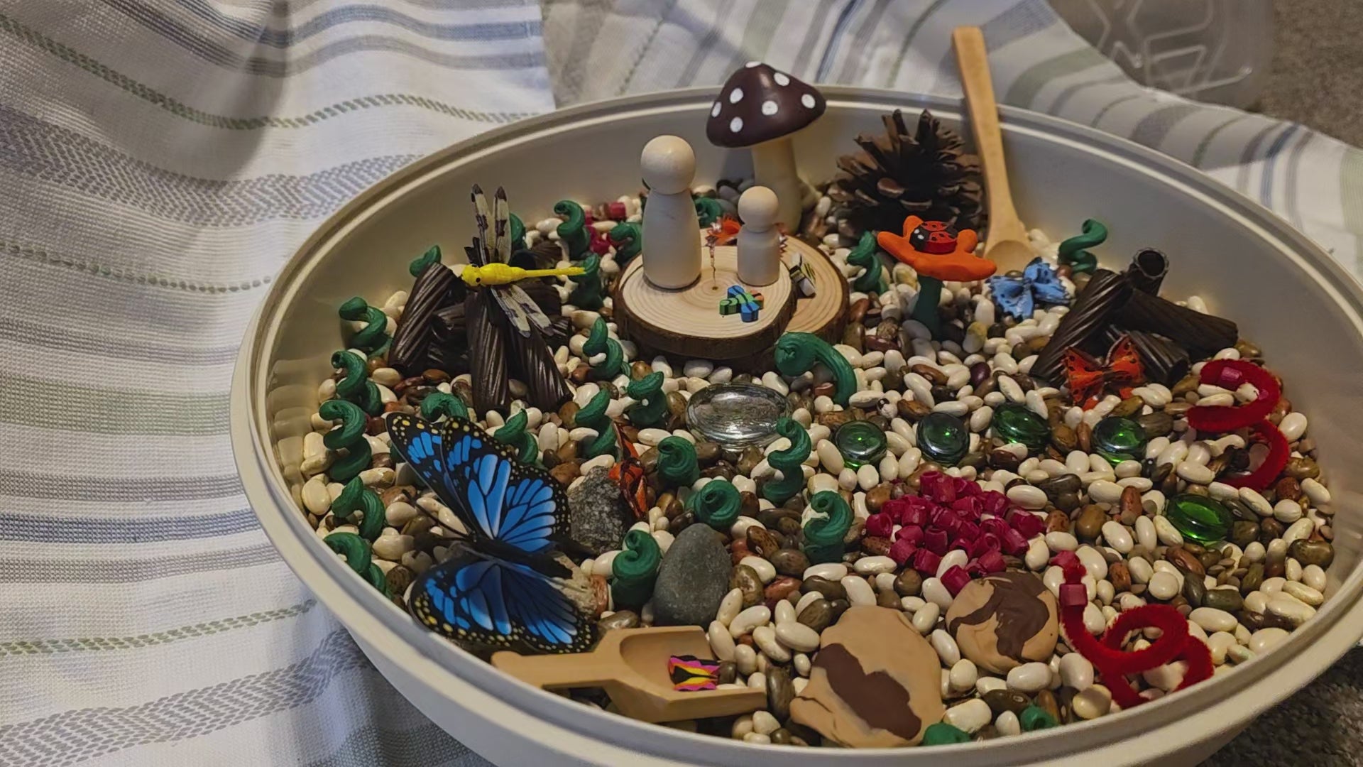 Nature-Inspired Sensory Bin Filler